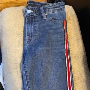 Lucky brand jeans with stripes